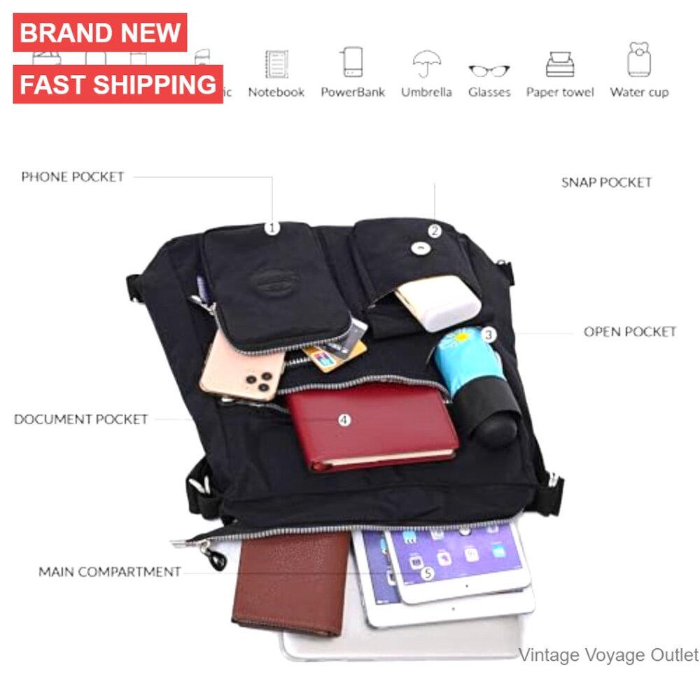 Multipurpose Antitheft Rfid Waterproof Nylon Cros… - image 5